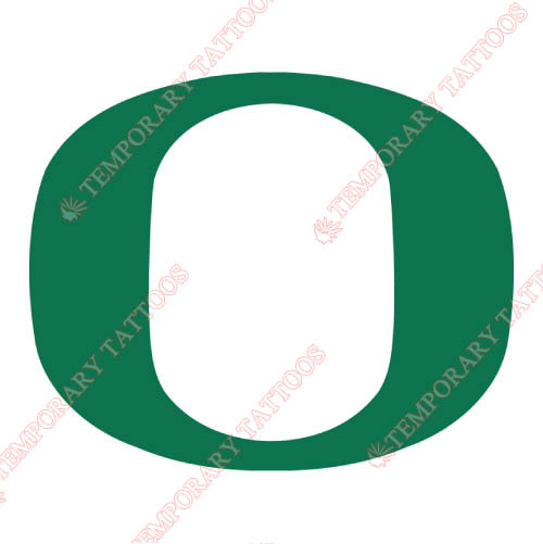 Oregon Ducks Customize Temporary Tattoos Stickers NO.5795